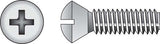 HILLMAN No. 10-24 X 2 in. L Phillips Oval Head Stainless Steel Machine Screws 100 pk