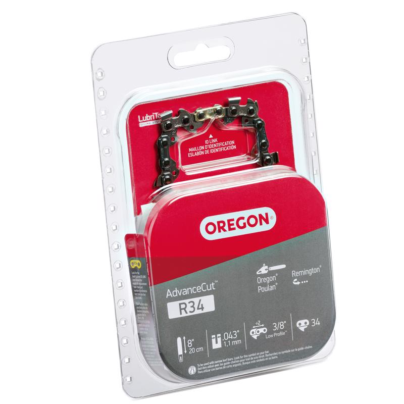Oregon AdvanceCut R34 8 in. Chainsaw Chain 34 links