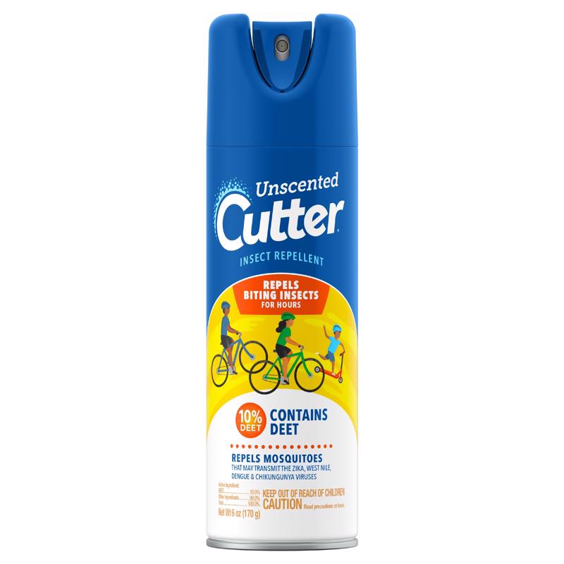 Cutter Insect Repellent Liquid For Mosquitoes/Other Flying Insects 6 oz, Pack of 12