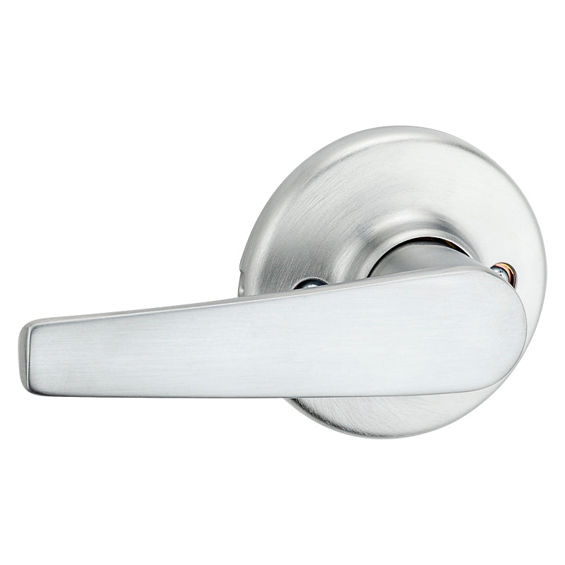Kwikset 200DL 26D CPRCLRCS Passage Lever, Satin Chrome, Zinc, Residential, Re-Key Technology: SmartKey, Reversible Hand