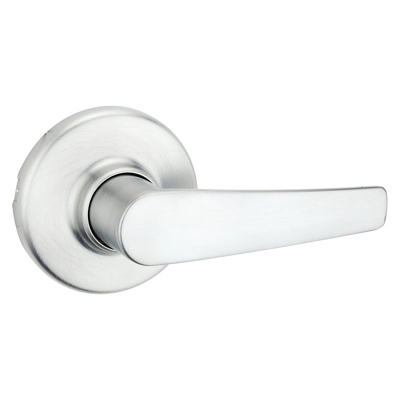 Kwikset 200DL 26D CPRCLRCS Passage Lever, Satin Chrome, Zinc, Residential, Re-Key Technology: SmartKey, Reversible Hand