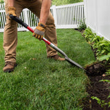 Ace 41.5 in. Steel Square Garden Spade Fiberglass Handle