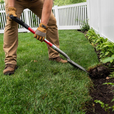 Ace 41.5 in. Steel Square Garden Spade Fiberglass Handle