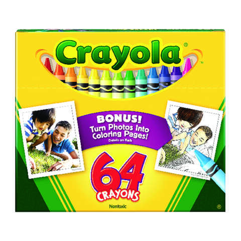 Crayola Assorted Color Crayons 64 pk