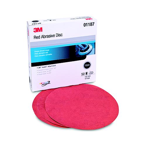 Red Hookit Disc 6 40D 25/Bx