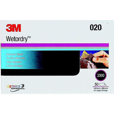 Imperial Wet Or Dry Paper Sheets, 9″ x 11″ Grade P320 50/Pack