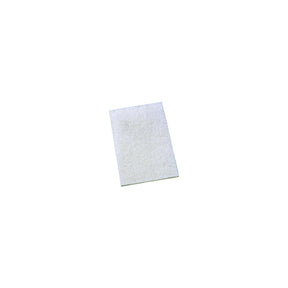 3M 07445 Scotch Brite Hand Pads, Very Fine, White, 20/Box