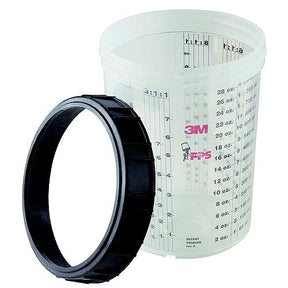 Paint Prep System Cups & Collar Std (2/Bx)