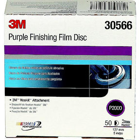 Hookit Purple Finishing Film Discs, 50/box