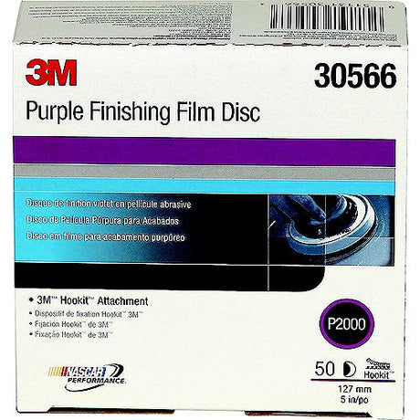 Hookit Purple Finishing Film Discs, 50/box