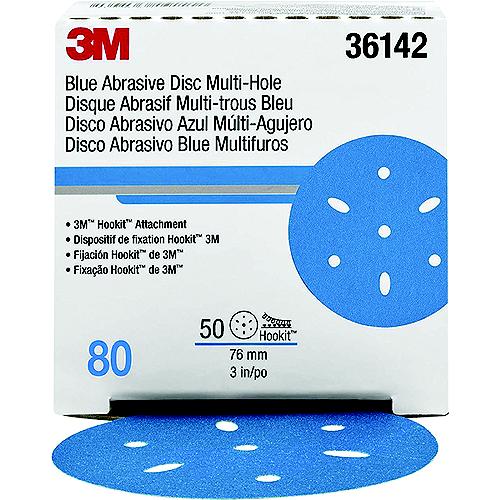 3M Blue Abrasivie Hookit Disc, 5", 50/box