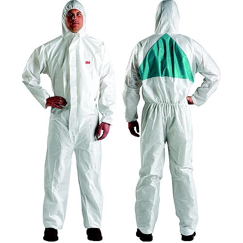 4520 Protective SMMMS Polypropylene Coverall w/Hood, 3X, Pack of 25