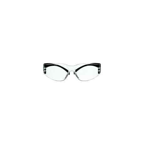 3M SF101AFBLK Securefit 100 Series Protective Eyewear, Clear