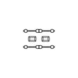 Quicksilver 27-8M0162518 Exhaust Manifold Gasket Kit, OMC