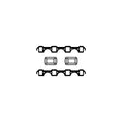 Quicksilver 27-8M0162519 Exhaust Manifold Gasket Kit, Ford