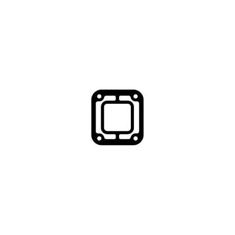 Quicksilver 27-8M0162536 Exhaust End Cap Riser Gasket