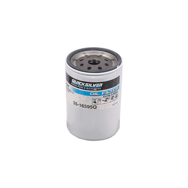 Quicksilver 35-16595Q Oil Filter For MCM High-Performance GM V-8 Engines