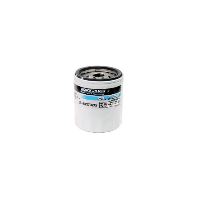 Quicksilver 35-883702Q Oil Filter For MCM V-6 Models Without Remote Oil Filter, Fits 4.3L GM