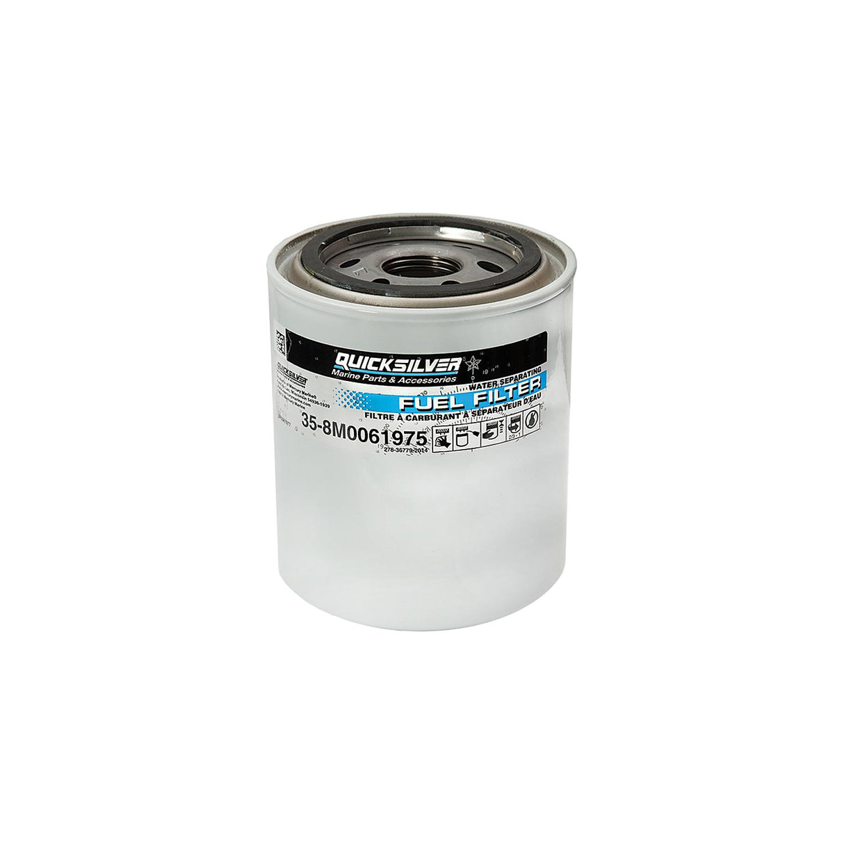 Quicksilver 35-8M0061975 Water Separating Fuel Filter, OMC Spin On