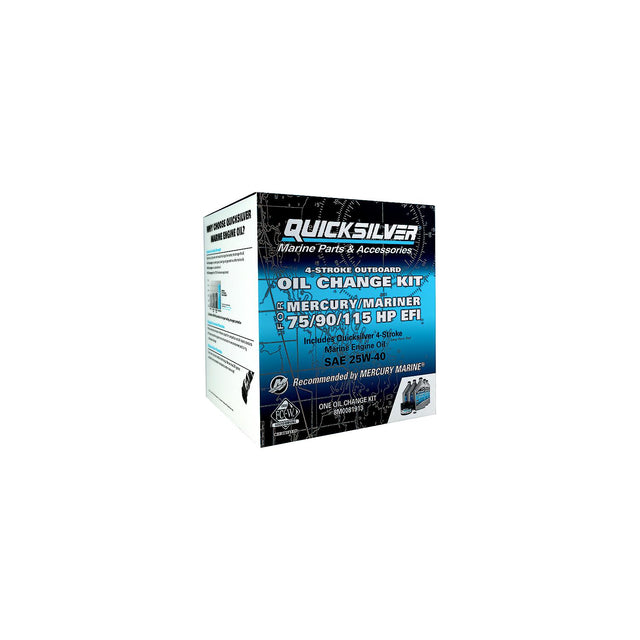 Quicksilver 8M0081913 4-Stroke Outboard Oil Change Kit, 5-Liter
