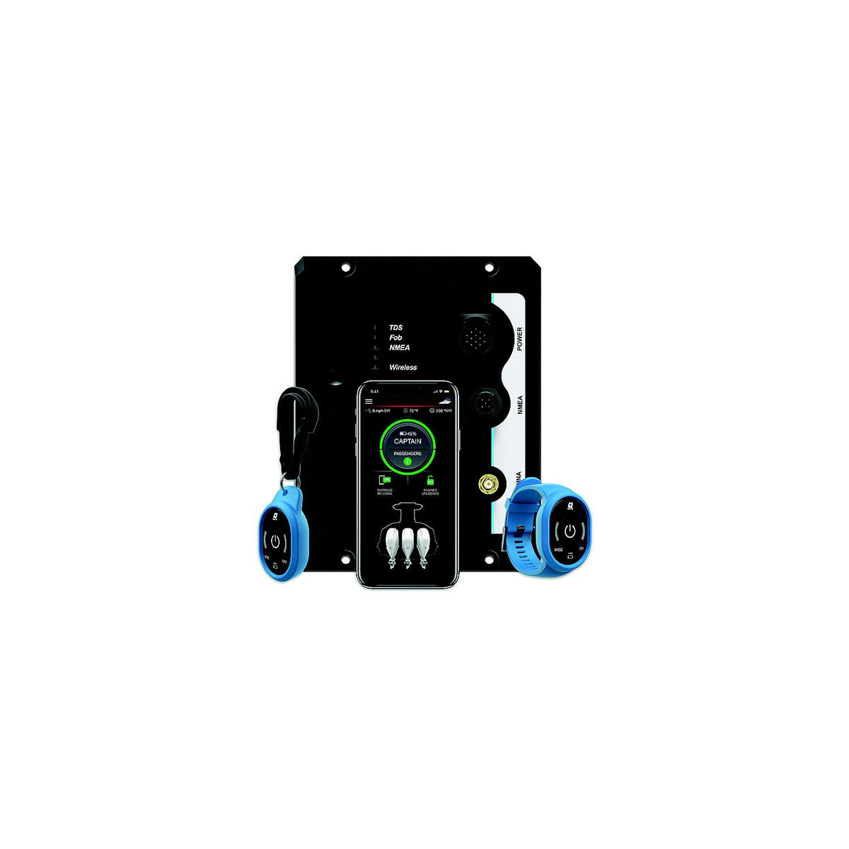 Quicksilver 98-8M6007940 1st Mate Wireless Overboard Alert System, Dual/Triple Engine