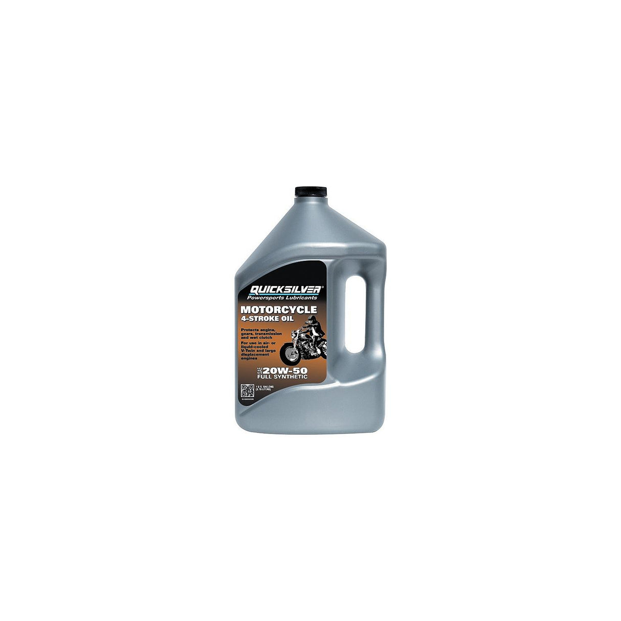 4-Stroke Synthetic Motorcycle Oil, Gal., Pack of 3