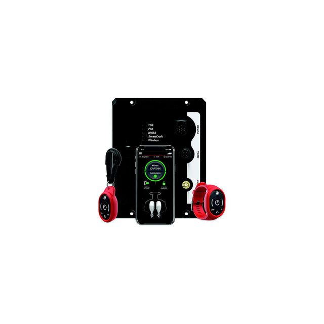 1st Mate 98-8M6007934 Wireless Man Overboard Alert System For Mercury SmaftCraft - Twin Engines