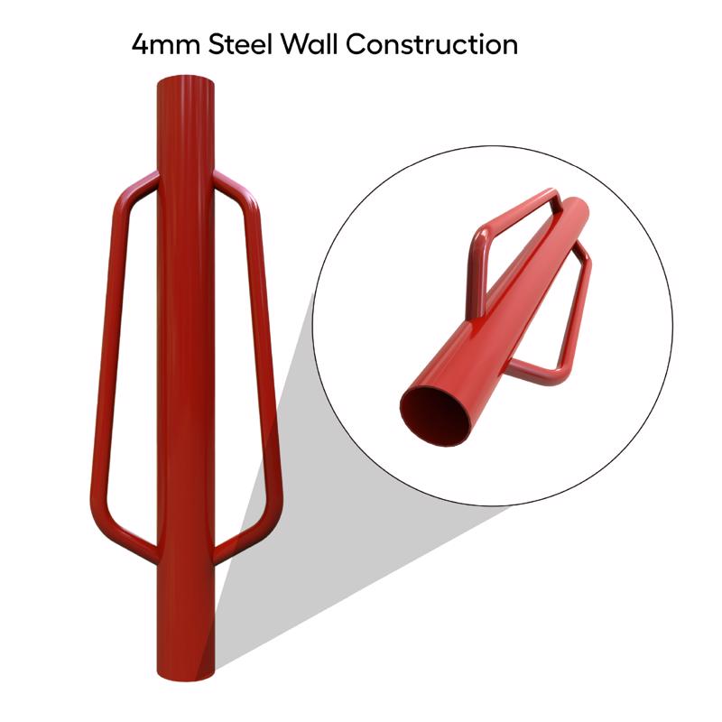 Yardlink Post Driver With Handle Red, Pack of 2