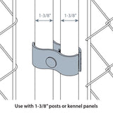 Yardlink Galvanized Steel Panel Clamp Set 1 pk
