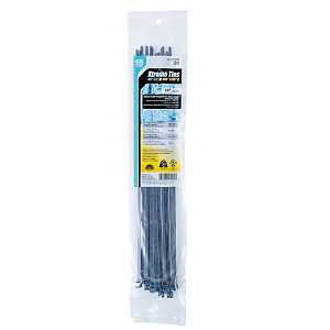 Gardner Bender Xtreme 45-314UVBFZ Cable Tie, Nylon, Black, 14 in L, 20/PK