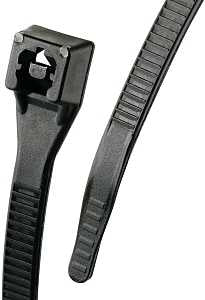 Gardner Bender Xtreme 46-308UVBFZ Cable Tie, Nylon, Black, 8 in L, 100/PK
