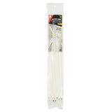 Gardner Bender 45-314SC Cable Tie, 4 in Max Bundle Dia, Double-Lock Locking, Nylon, Natural