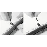 Gardner Bender 45-311UVBSC Cable Tie, 3 in Max Bundle Dia, Double-Lock Locking, 6/6 Nylon, Black, 11 in L, 20/BAG