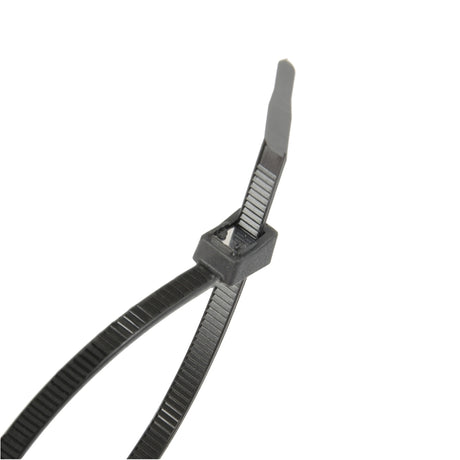 Gardner Bender 45-314UVBSC Cable Tie, 4 in Max Bundle Dia, Double-Lock Locking, 6/6 Nylon, Black, 14 in L