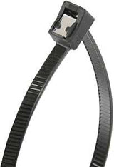 Gardner Bender 46-308UVBSC Cable Tie, 2 in Max Bundle Dia, Double-Lock Locking, 6/6 Nylon, Black, 8 in L