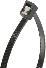 Gardner Bender 46-308UVBSC Cable Tie, 2 in Max Bundle Dia, Double-Lock Locking, 6/6 Nylon, Black, 8 in L