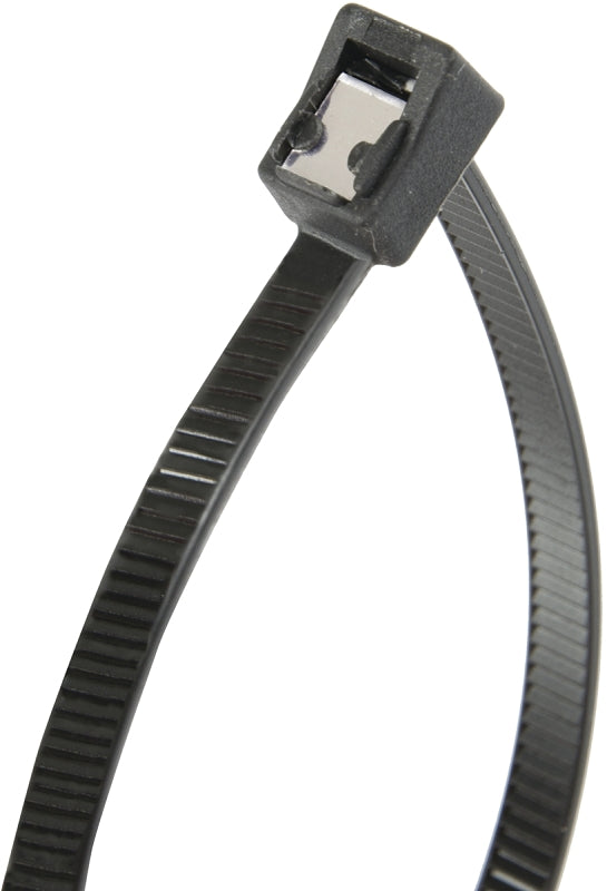 Gardner Bender 46-308UVBSC Cable Tie, 2 in Max Bundle Dia, Double-Lock Locking, 6/6 Nylon, Black, 8 in L