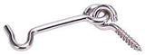 ProSource LR-407S-PS Gate Hook and Eye, 1/8 in Dia Wire, Stainless Steel