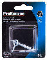 ProSource LR-410-PS Gate Hook and Eye, 1/8 in Dia Wire, Steel