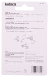 ProSource LR-411-PS Gate Hook and Eye, 1/8 in Dia Wire, Steel
