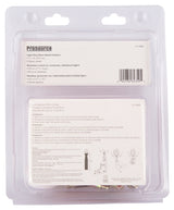 ProSource JC-B08-PS Swivel Caster, 1-1/4 in Dia Wheel, 1-1/4 in W Wheel, White, 40 lb, Steel Housing Material