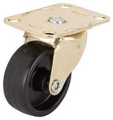 ProSource JC-B10-PS Swivel Caster, 1-5/8 in Dia Wheel, 5/8 in W Wheel, Plastic Wheel, Black, 50 lb