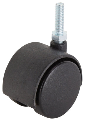 ProSource JC-F08-PS Caster, 2 in Dia Wheel, 2 in W Wheel, Nylon Wheel, Black, 75 lb, Nylon Housing Material