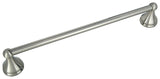 Boston Harbor L5018-13B-10-3L Towel Bar, 18 in L Rod, Brushed Nickel, Surface
