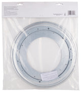 ProSource JC-L03-PS Lazy Susan Turntable Ball Bearing, 1000 lb, 12 in Dia, Steel Shelf, Silver, Zinc