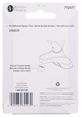 Boston Harbor A500267NNP-55-P Faucet Aerator Female, 55/64 in Female, Plastic, Brushed Nickel