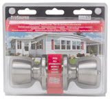 ProSource T-5764SS-ET Entry Knob, Brass, Stainless Steel, Pack of 3