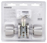 ProSource T-5764SS-BK Privacy Lockset, Bell, Tulip Design, Stainless Steel, Stainless Steel