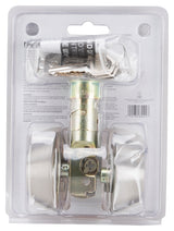 ProSource T-D102SS Deadbolt, 3 Grade, Stainless Steel, 2-3/8 to 2-3/4 in Backset, KW1 Keyway, Pack of 3