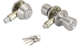 ProSource T-5764-D101SS Combination Lockset, Stainless Steel, Stainless Steel, Pack of 3